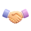 Friendship greeting card icon